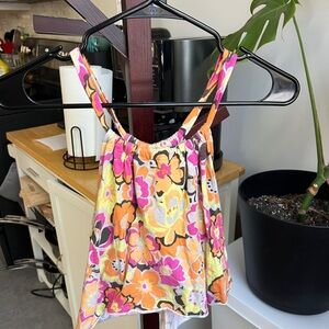 Old Navy Floral Multicolor Tank Top